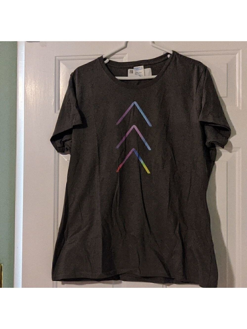 Tribe Lucky Few Arrows T-Shirt XL Gray Short Sleeves
